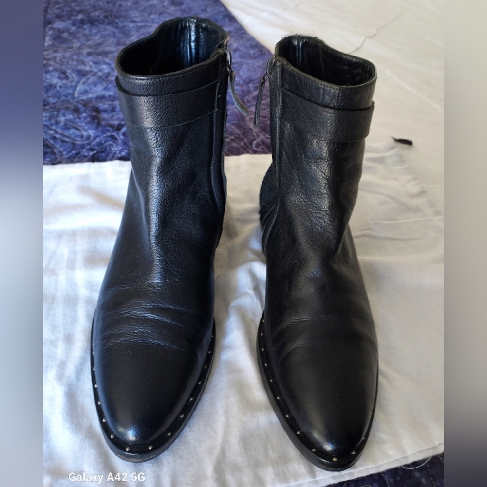 EUC Freda Salvador calf hair and leather booties, 8 - Picture 4 of 7